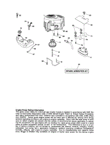 Engine parts for Craftsman Front-Engine Lawn Tractor 917287281 from AppliancePartsPros.com