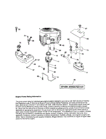 Engine parts for Craftsman Front-Engine Lawn Tractor 917287300 from AppliancePartsPros.com