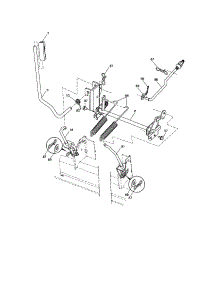 Lift parts for Craftsman Front-Engine Lawn Tractor 917287300 from AppliancePartsPros.com