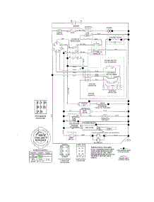Schematic Diagram-Tractor parts for Craftsman Front-Engine Lawn Tractor 917287300 from AppliancePartsPros.com