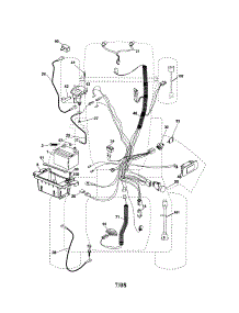 Electrical parts for Craftsman Front-Engine Lawn Tractor 917287301 from AppliancePartsPros.com