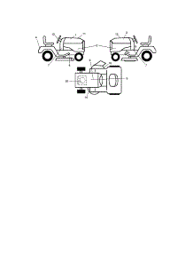 Decals parts for Craftsman Front-Engine Lawn Tractor 917287301 from AppliancePartsPros.com