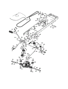 Ground Drive parts for Craftsman Front-Engine Lawn Tractor 917287320 from AppliancePartsPros.com