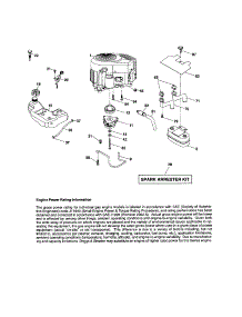 Engine parts for Craftsman Front-Engine Lawn Tractor 917287320 from AppliancePartsPros.com