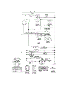 Schematic Diagram parts for Craftsman Front-Engine Lawn Tractor 917287320 from AppliancePartsPros.com