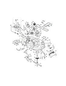 Mower Deck parts for Craftsman Front-Engine Lawn Tractor 917287340 from AppliancePartsPros.com