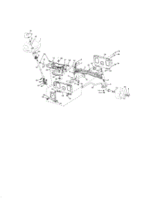 Steering Assembly parts for Craftsman Front-Engine Lawn Tractor 917287341 from AppliancePartsPros.com