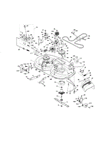 Mower Deck parts for Craftsman Front-Engine Lawn Tractor 917287341 from AppliancePartsPros.com