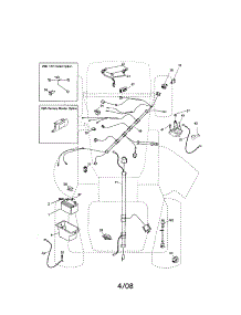 Electrical parts for Craftsman Front-Engine Lawn Tractor 917287360 from AppliancePartsPros.com