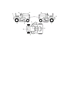 Decals parts for Craftsman Front-Engine Lawn Tractor 917287360 from AppliancePartsPros.com