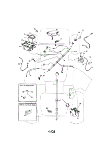 Electrical parts for Craftsman Front-Engine Lawn Tractor 917287380 from AppliancePartsPros.com