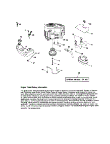 Engine parts for Craftsman Front-Engine Lawn Tractor 917287380 from AppliancePartsPros.com