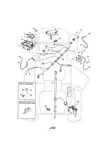 Electrical parts for Craftsman Front-Engine Lawn Tractor 917287381 from AppliancePartsPros.com