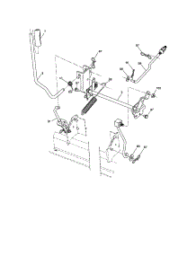 Lift parts for Craftsman Front-Engine Lawn Tractor 917287381 from AppliancePartsPros.com
