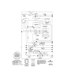 Schematic Diagram-Tractor parts for Craftsman Front-Engine Lawn Tractor 917287381 from AppliancePartsPros.com