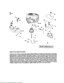 Engine parts for Craftsman Front-Engine Lawn Tractor 917287382 from AppliancePartsPros.com