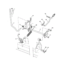 Lift parts for Craftsman Front-Engine Lawn Tractor 917287382 from AppliancePartsPros.com