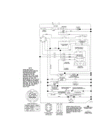 Schematic Diagram-Tractor parts for Craftsman Front-Engine Lawn Tractor 917287382 from AppliancePartsPros.com