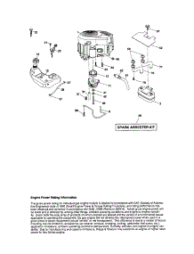 Engine parts for Craftsman Front-Engine Lawn Tractor 917287440 from AppliancePartsPros.com