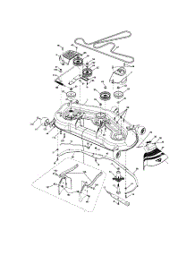 Mower Deck parts for Craftsman Front-Engine Lawn Tractor 917287440 from AppliancePartsPros.com