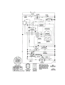 Schematic Diagram-Tractor parts for Craftsman Front-Engine Lawn Tractor 917287440 from AppliancePartsPros.com