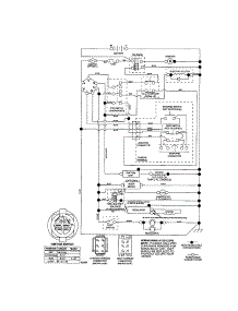 Schematic Diagram-Tractor parts for Craftsman Front-Engine Lawn Tractor 917287450 from AppliancePartsPros.com