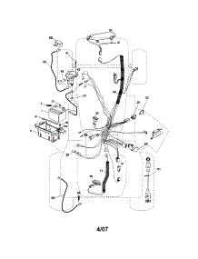 Electrical parts for Craftsman Front-Engine Lawn Tractor 917287461 from AppliancePartsPros.com