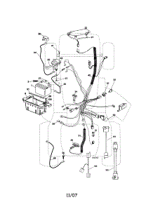 Electrical parts for Craftsman Front-Engine Lawn Tractor 917287462 from AppliancePartsPros.com