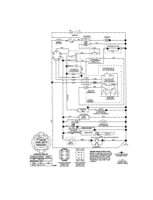 Schematic Diagram-Tractor parts for Craftsman Front-Engine Lawn Tractor 917287480 from AppliancePartsPros.com
