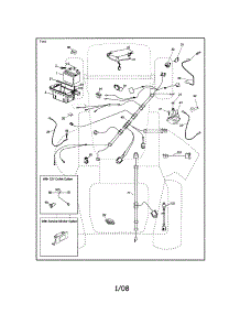Electrical parts for Craftsman Front-Engine Lawn Tractor 917287481 from AppliancePartsPros.com