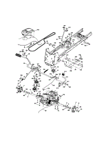 Ground Drive parts for Craftsman Front-Engine Lawn Tractor 917287481 from AppliancePartsPros.com