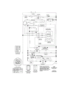 Schematic Diagram-Tractor parts for Craftsman Front-Engine Lawn Tractor 917287481 from AppliancePartsPros.com
