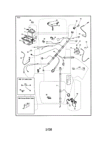 Electrical parts for Craftsman Front-Engine Lawn Tractor 917287491 from AppliancePartsPros.com