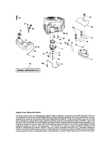 Engine parts for Craftsman Front-Engine Lawn Tractor 917287491 from AppliancePartsPros.com