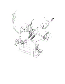 Lift parts for Craftsman Front-Engine Lawn Tractor 917287491 from AppliancePartsPros.com
