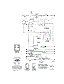 Schematic Diagram-Tractor parts for Craftsman Front-Engine Lawn Tractor 917287491 from AppliancePartsPros.com