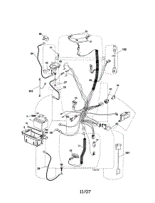 Electrical parts for Craftsman Front-Engine Lawn Tractor 917287500 from AppliancePartsPros.com