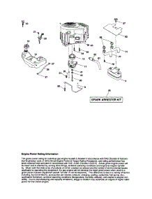 Engine parts for Craftsman Front-Engine Lawn Tractor 917287500 from AppliancePartsPros.com