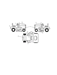 Decals parts for Craftsman Front-Engine Lawn Tractor 917287500 from AppliancePartsPros.com