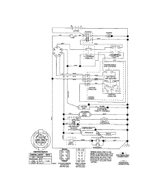 Schematic Diagram-Tractor parts for Craftsman Front-Engine Lawn Tractor 917287500 from AppliancePartsPros.com