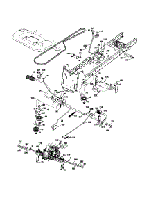 Drive parts for Husqvarna Front-Engine Lawn Tractor 917287560 from AppliancePartsPros.com