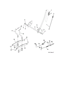 Lift parts for Craftsman Front-Engine Lawn Tractor 917288031 from AppliancePartsPros.com