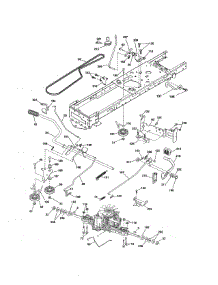 Drive parts for Craftsman Front-Engine Lawn Tractor 917288040 from AppliancePartsPros.com