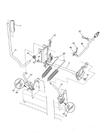 Mower Lift parts for Craftsman Front-Engine Lawn Tractor 917288040 from AppliancePartsPros.com
