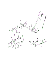 Lift parts for Craftsman Front-Engine Lawn Tractor 917288070 from AppliancePartsPros.com
