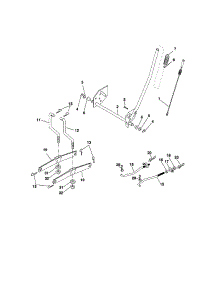 Lift Assembly parts for Craftsman Front-Engine Lawn Tractor 917288071 from AppliancePartsPros.com