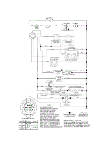 Schematic Diagram-Tractor parts for Craftsman Front-Engine Lawn Tractor 917288080 from AppliancePartsPros.com