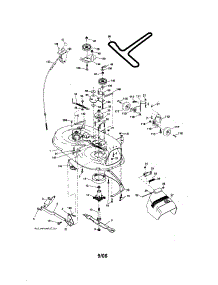 Mower Deck parts for Craftsman Front-Engine Lawn Tractor 917288090 from AppliancePartsPros.com