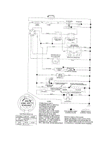 Schematic Diagram-Tractor parts for Craftsman Front-Engine Lawn Tractor 917288090 from AppliancePartsPros.com