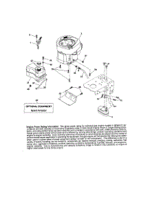 Engine parts for Craftsman Front-Engine Lawn Tractor 917288091 from AppliancePartsPros.com